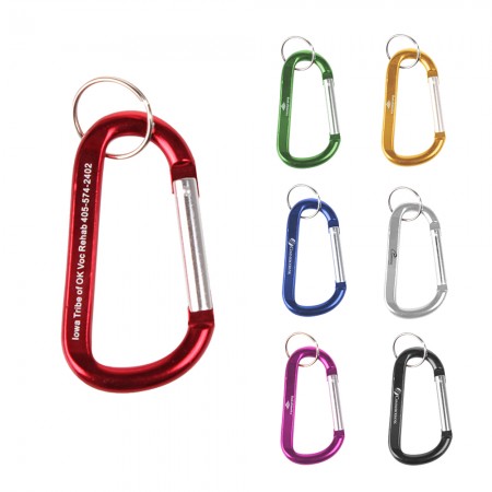 3" Carabiner With Split Ring